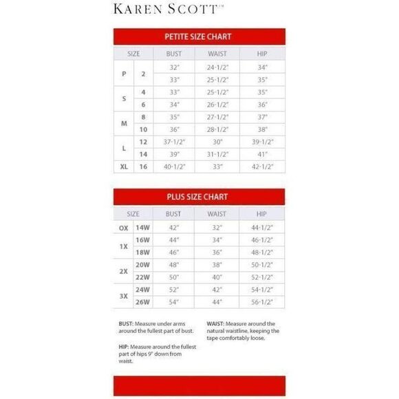 Karen Scott Plus Size Sequin Flower Shirt Top 1X‎ - Picture 6 of 7